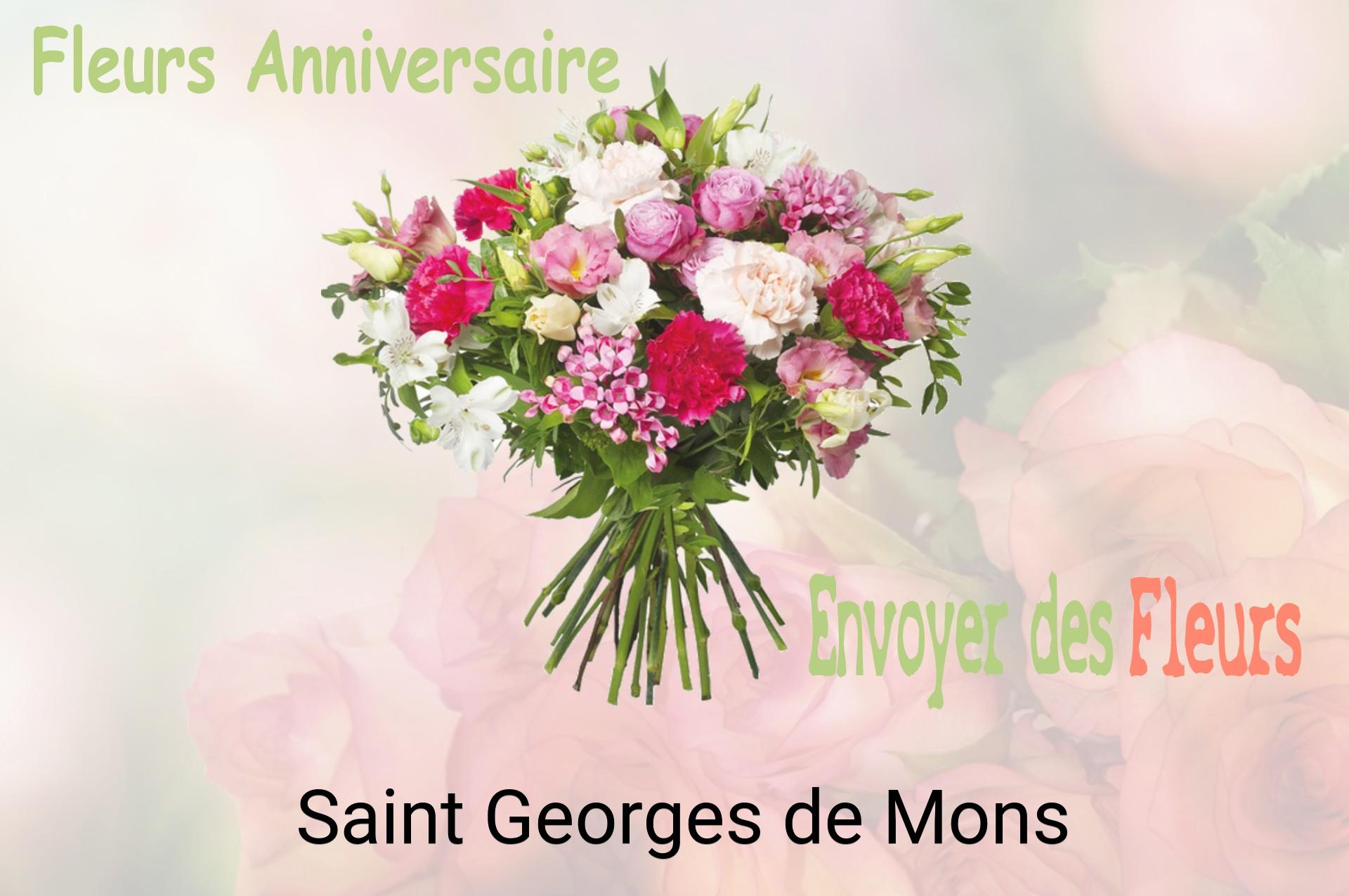Bouquet de fleurs d’anniversaire livré à Saint-Georges-de-Mons